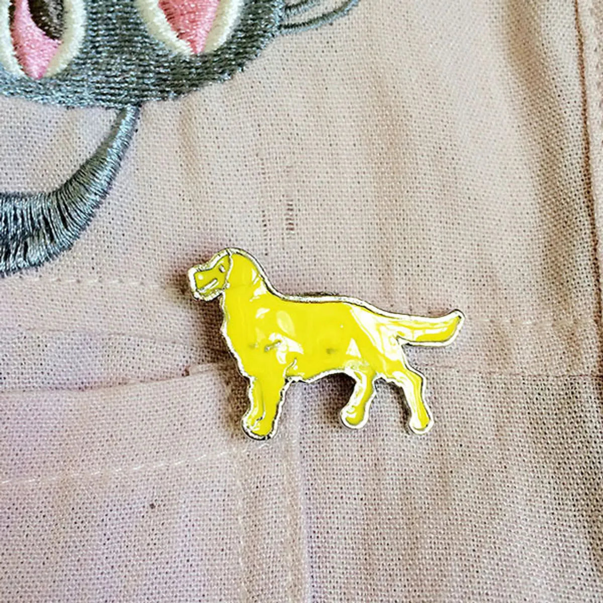 Cute Simple Style Animal Dog Alloy Enamel Unisex Brooches