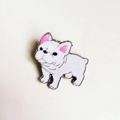 Cute Simple Style Animal Dog Alloy Enamel Unisex Brooches