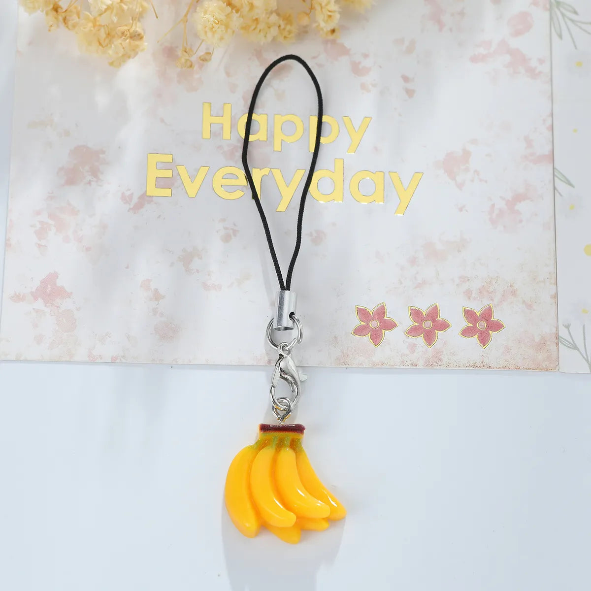 Cute Simple Style Animal Letter Resin Asymmetrical Keychain