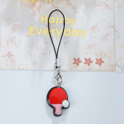 Cute Simple Style Ball Resin Bag Pendant Keychain