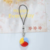 Cute Simple Style Ball Resin Bag Pendant Keychain