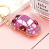 Cute Simple Style Color Block Resin Inlay Rhinestones Women'S Keychain
