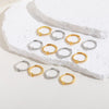 Cute Simple Style Commute Letter Copper Plating Inlay Zircon 14k Gold Plated White Gold Plated Open Rings