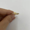 Cute Simple Style Commute Letter Copper Plating Inlay Zircon 14k Gold Plated White Gold Plated Open Rings