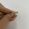 Cute Simple Style Commute Letter Copper Plating Inlay Zircon 14k Gold Plated White Gold Plated Open Rings