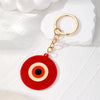 Cute Simple Style Devil'S Eye Alloy Keychain