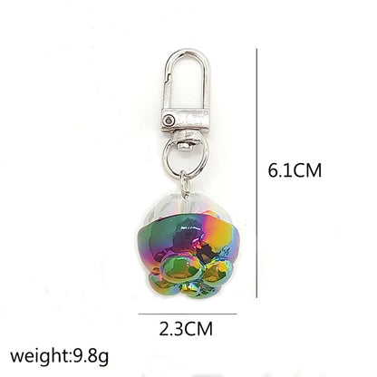 Cute Simple Style Fruit Shrimp Resin Bag Pendant Keychain