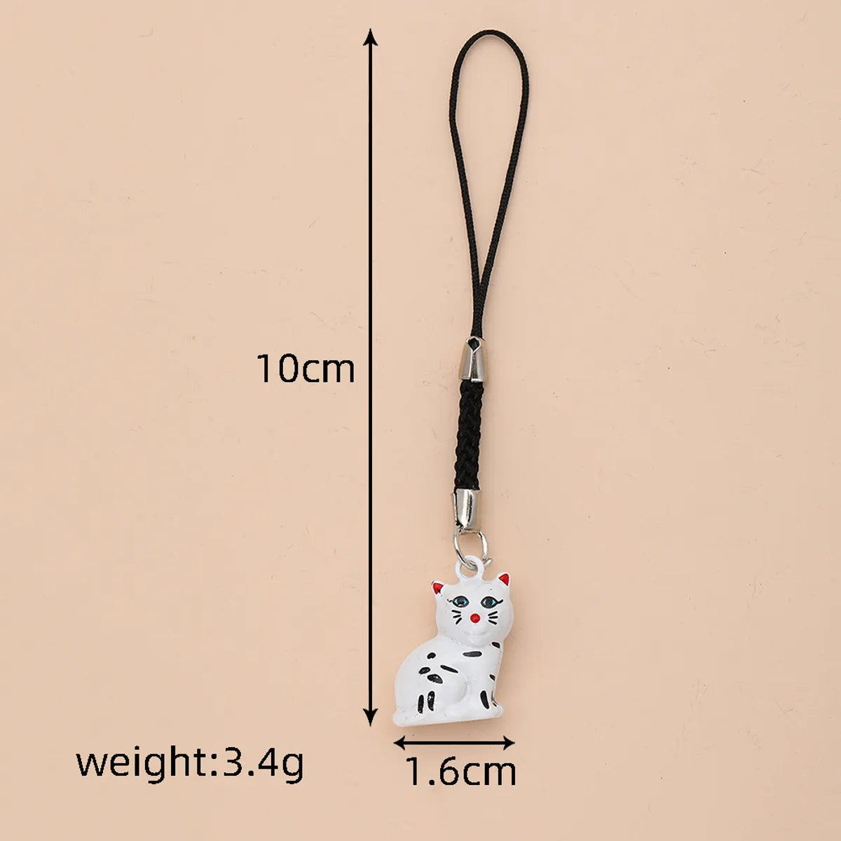 Cute Simple Style Rabbit Animal Panda Alloy Bag Pendant