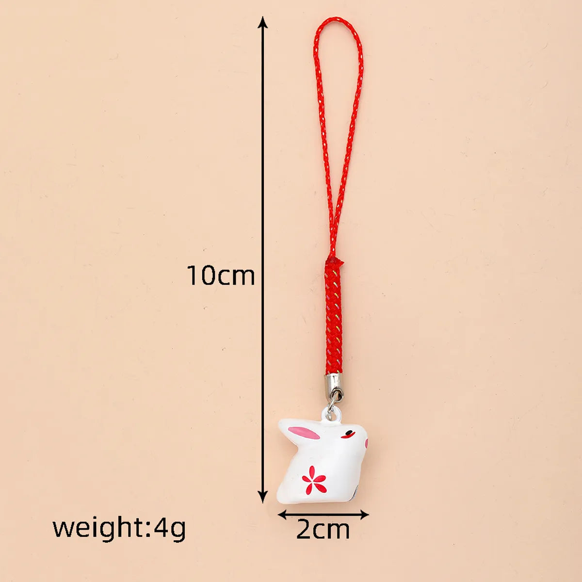 Cute Simple Style Rabbit Animal Panda Alloy Bag Pendant