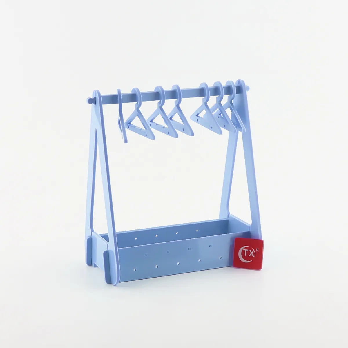 Cute Simple Style Solid Color Plastic Jewelry Rack