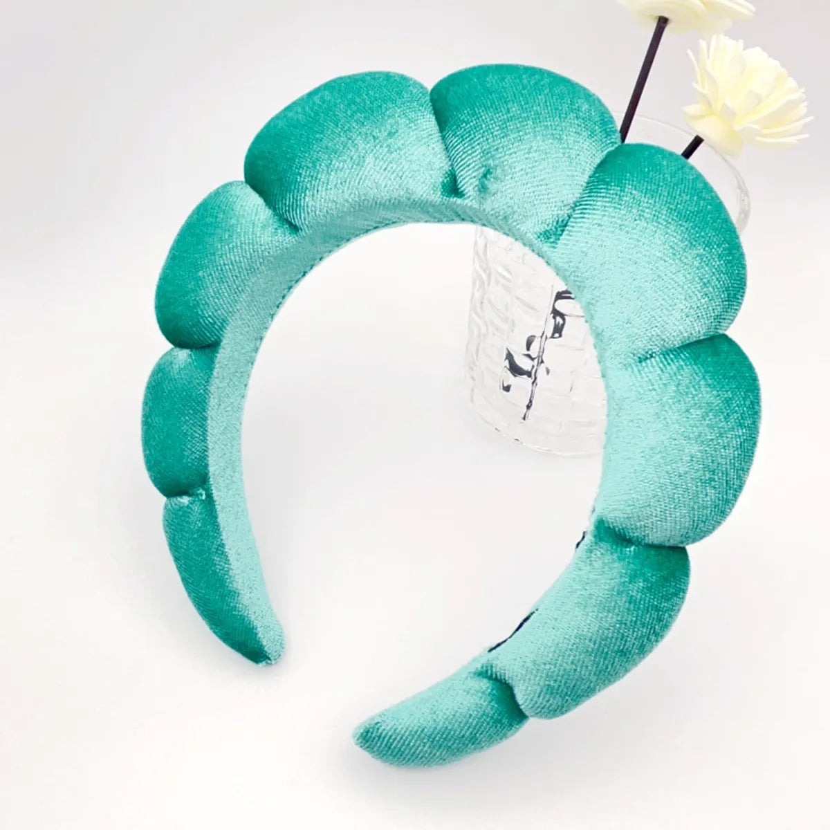 Cute Simple Style Solid Color Sponge Hair Band