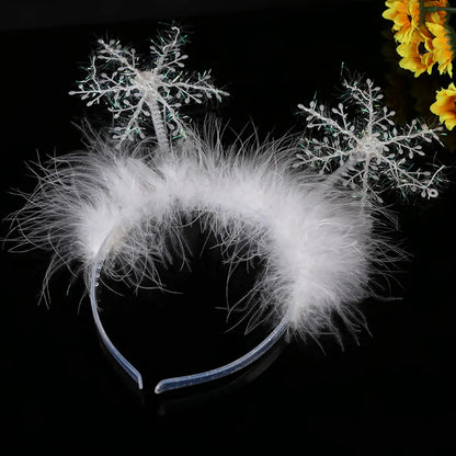 Cute Snowflake Plastic Hair Band