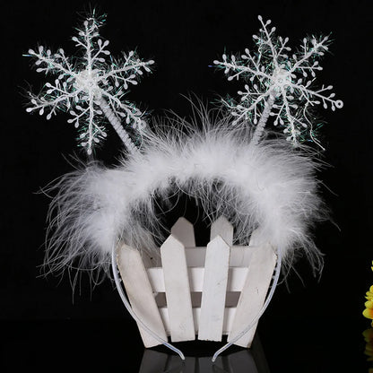 Cute Snowflake Plastic Hair Band