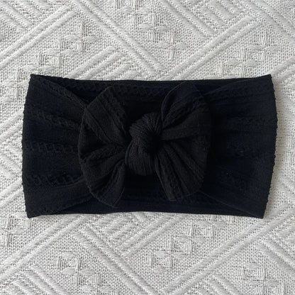 Cute Solid Color Cloth Bowknot Hair Band