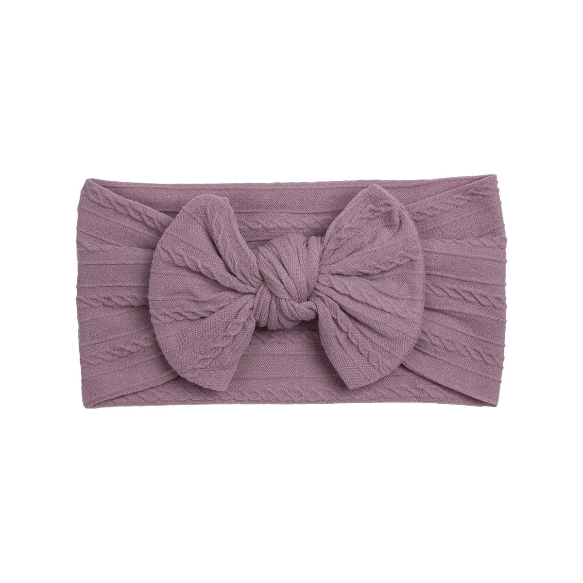 Cute Solid Color Cloth Bowknot Hair Band