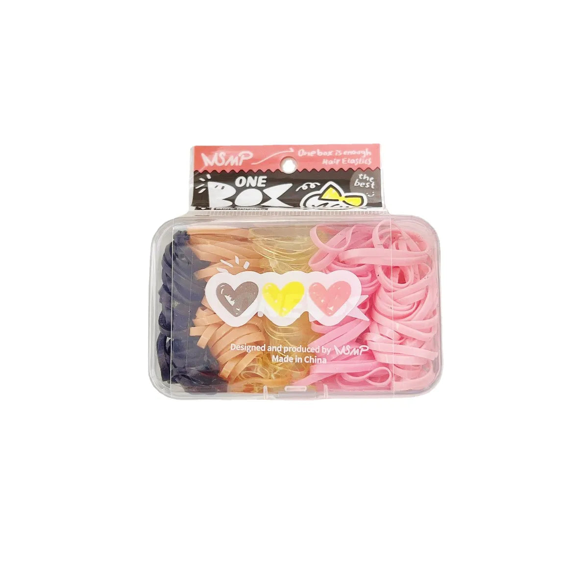 Cute Solid Color Cloth Rubber Band 1 Set