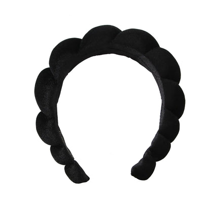 Cute Solid Color Cloth Sponge Hair Band