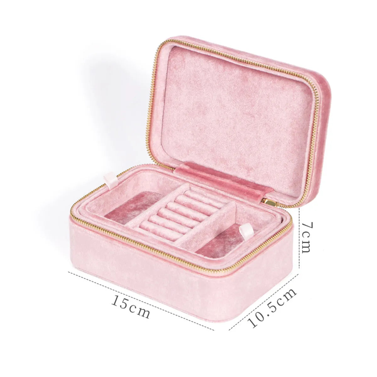 Cute Solid Color Flannel Wholesale Jewelry Boxes