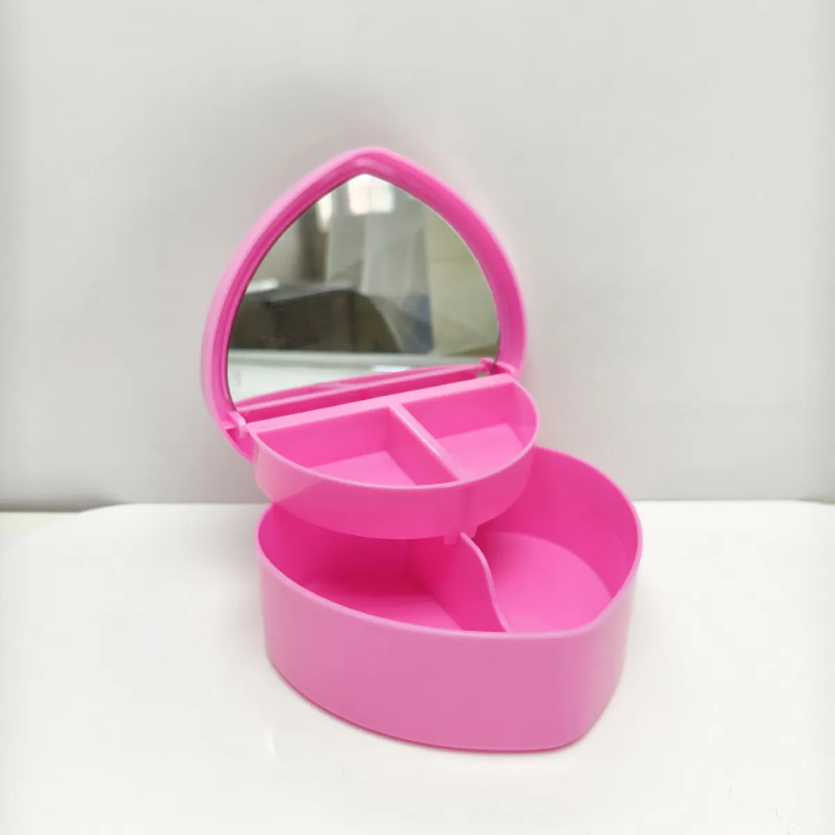 Cute Solid Color Plastic Jewelry Boxes