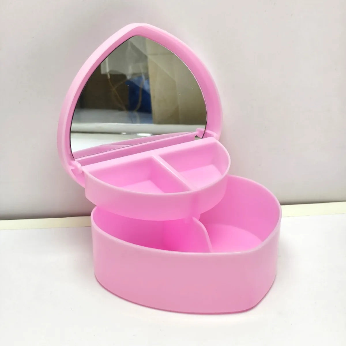 Cute Solid Color Plastic Jewelry Boxes