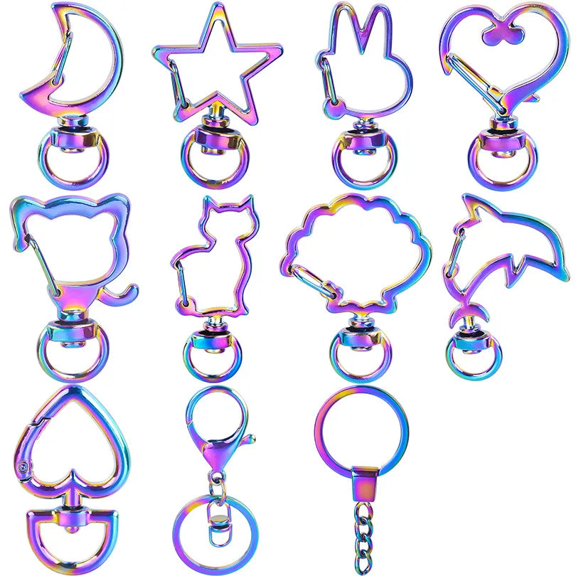 Cute Star Moon Heart Shape Alloy Plating Unisex Bag Pendant Keychain