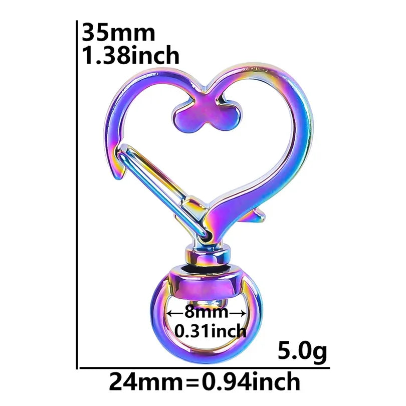 Cute Star Moon Heart Shape Alloy Plating Unisex Bag Pendant Keychain