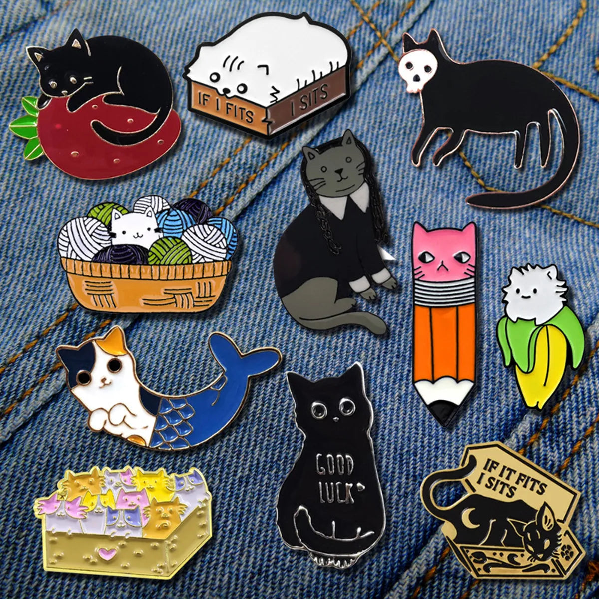 Cute Streetwear Cat Alloy Enamel Women'S Brooches