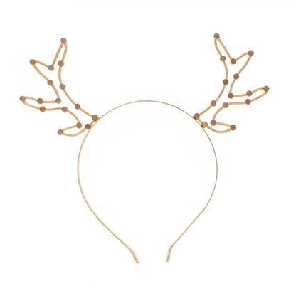 Cute Streetwear Deer Alloy Hair Band