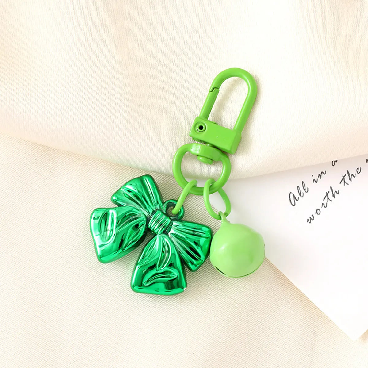 Cute Sweet Bow Knot Arylic Bag Pendant Keychain