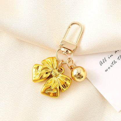 Cute Sweet Bow Knot Arylic Bag Pendant Keychain