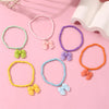 Cute Sweet Flower Bow Knot Plastic Girl'S Bracelets