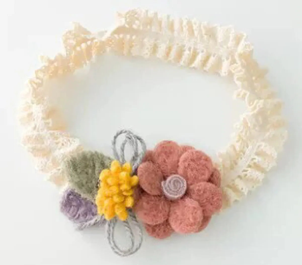 Cute Sweet Flower Cloth Patchwork Hair Band