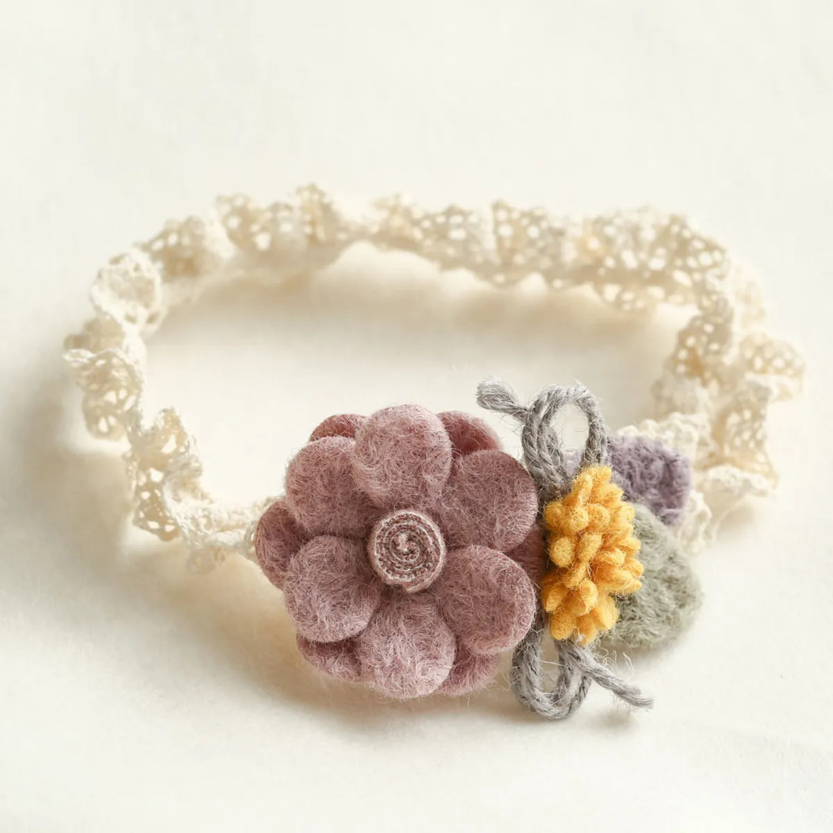 Cute Sweet Flower Cloth Patchwork Hair Band