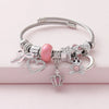 Cute Sweet Pastoral Star Heart Shape Bow Knot Rhinestones Alloy Copper Wholesale Bangle