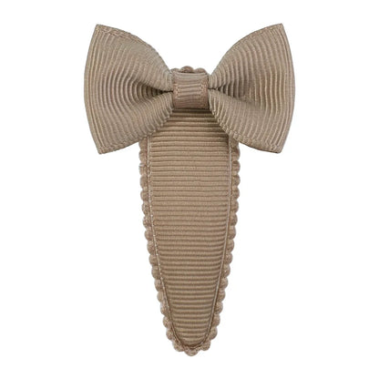 Cute Sweet Solid Color Bow Knot Ribbon Hair Clip