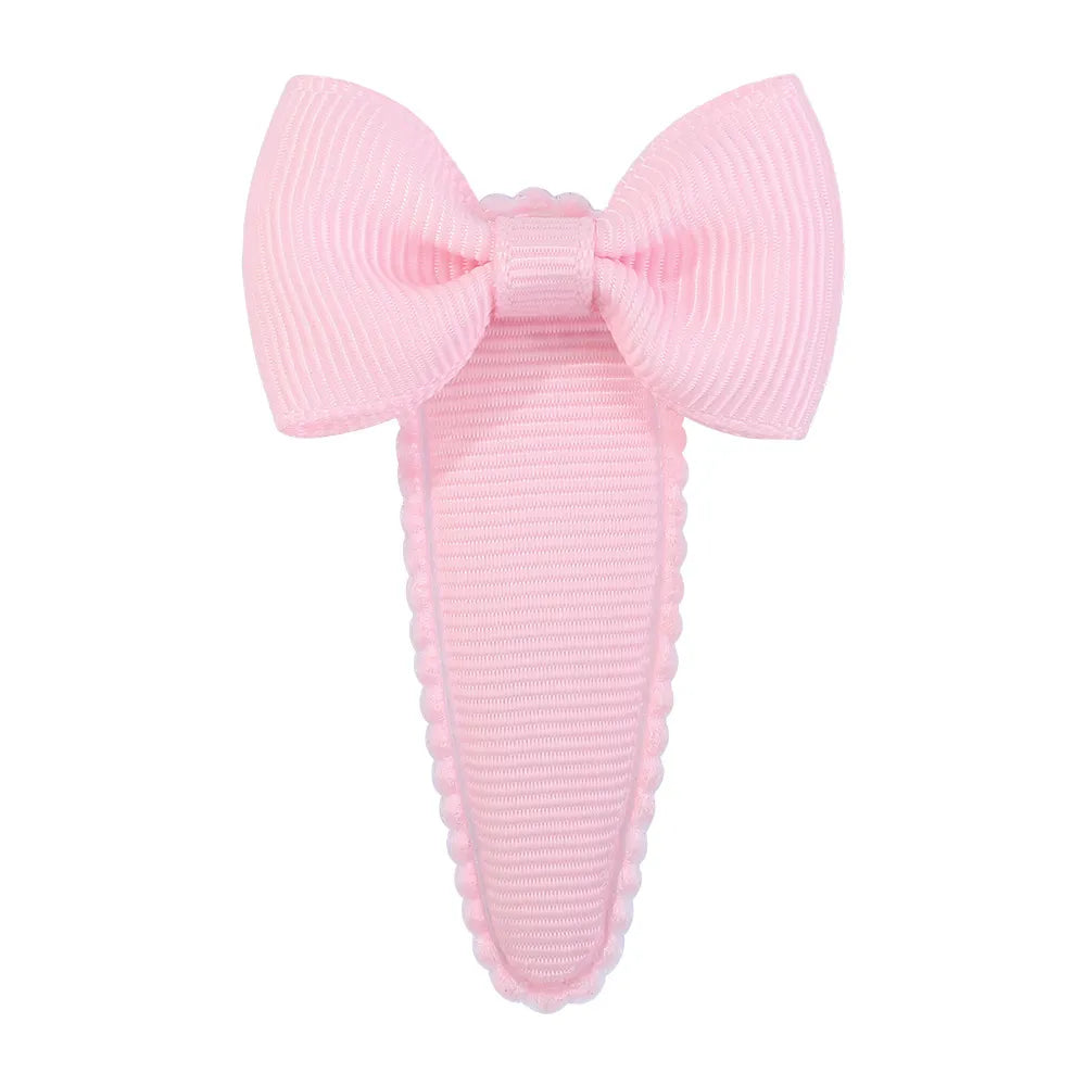 Cute Sweet Solid Color Bow Knot Ribbon Hair Clip