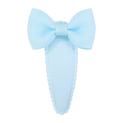 Cute Sweet Solid Color Bow Knot Ribbon Hair Clip