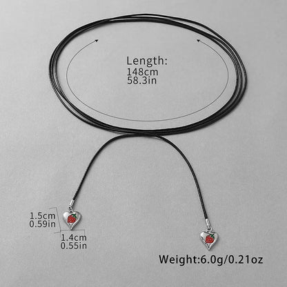 Cute Sweet Strawberry Alloy Acrylic Wholesale Choker