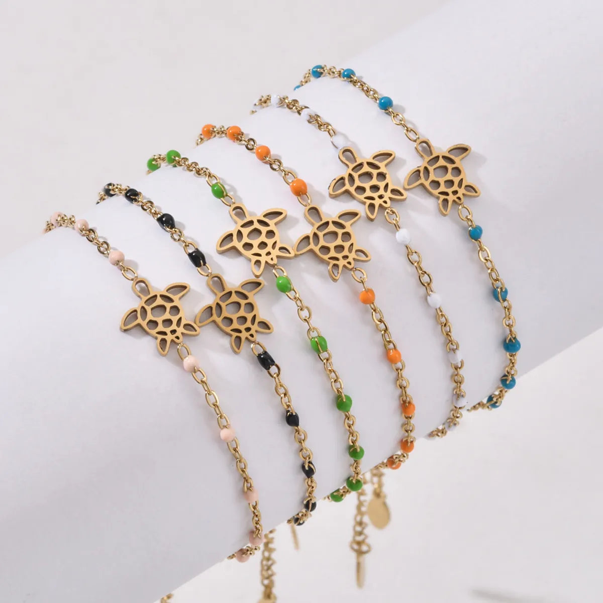 Cute Tortoise Stainless Steel Plating Bracelets