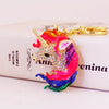 Cute  Zinc Alloy Plating Inlay Rhinestones Women'S Bag Pendant Keychain