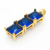 Wholesale Jewelry Cute Vacation Sparkly Titanium Steel Zircon 18K Gold Plated Inlay Jewelry Set