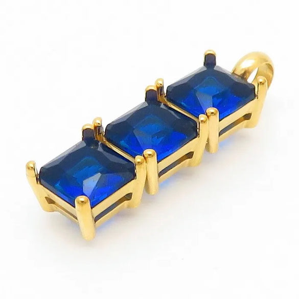 Wholesale Jewelry Cute Vacation Sparkly Titanium Steel Zircon 18K Gold Plated Inlay Jewelry Set