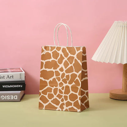 Cute Zebra Tiger Skin Leopard Paper Street Gift Bags