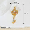 Decompression Rotary Key Jewelry Pendant Accessories Copper Electroplated Cartoon Style