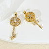 Decompression Rotary Key Jewelry Pendant Accessories Copper Electroplated Cartoon Style