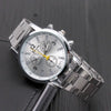 Decorative Fake Steel Band Watch Round Dial Alloy Casual Sports General Style