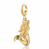 Denim Series Stainless Steel Geometric Pendant With Vacuum Plated 18K Gold Color
