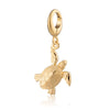 Denim Series Stainless Steel Geometric Pendant With Vacuum Plated 18K Gold Color