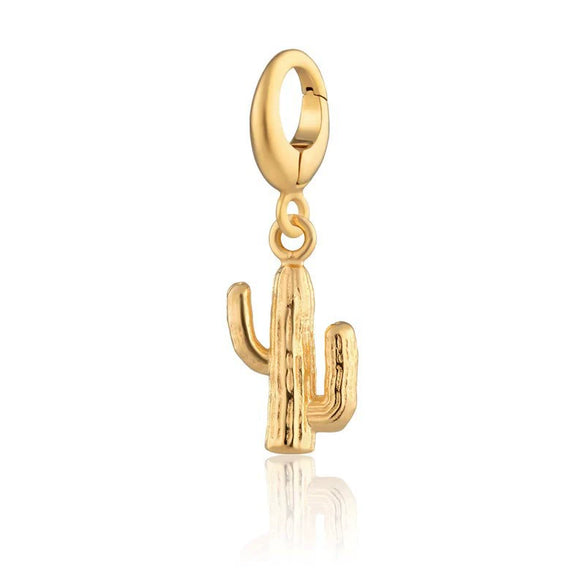 Denim Series Stainless Steel Geometric Pendant With Vacuum Plated 18K Gold Color
