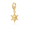 Denim Series Stainless Steel Geometric Pendant With Vacuum Plated 18K Gold Color